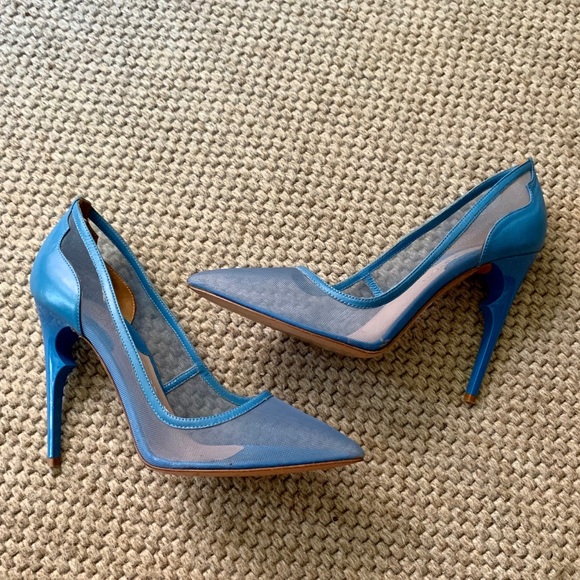 NOUR JENSEN MESH HEELS - Picture 1 of 7